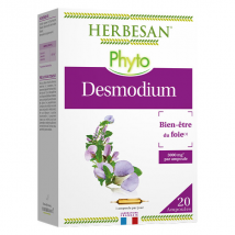 Herbesan – Desmodium – 3000 mg – Bien-être du foie– 20 ampoules de 10 ml Bio