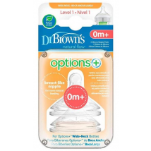 Dr Browns large bouche niveau tétine Dr Brown 1: nouveau-né