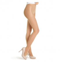 Sigvaris Styles Transparent Collant Classe 2 Long Taille M Beige 140 - Pieds Fermés -