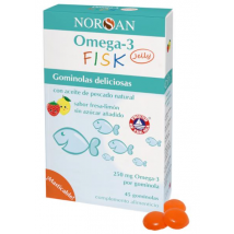 NORSAN Omega-3 FISK Jelly 45 Gominolas