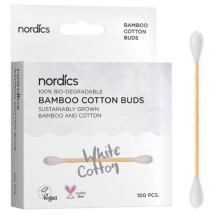 Nordics Bastoncillos Bambú y Algodón Biodegradables 100 uds