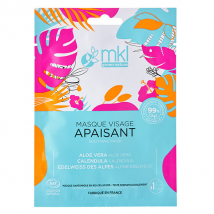 MKL Green Nature Masque Visage Apaisant Après Soleil Bio - Apaisant et Anti-irritation, Anti-Rougeurs -
