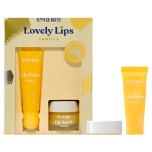 Conjunto de cuidado de lábios Flor de Mayo Lovely Lips Baunilha