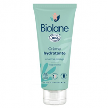 Biolane - Crème hydratante Bio - Bébé - 100 ml pour Peau Normale, Peau Sensible