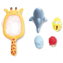 OImitos Red de Pesca para el Baño Jirafe 5 piezas