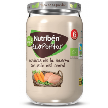 Nutribén Eco Frango Caipira com Legumes +6m 235 Gr
