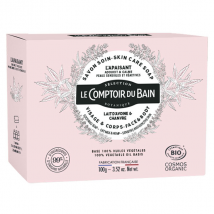Le Comptoir du Bain Savon Soin Apaisant Bio 100g pour Peau Sensible, Peau Sèche à Très Sèche