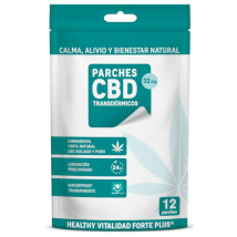 Healthy Vitalidad Forte Plus Parches CBD 12 uds