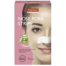 Purederm Nose Pore Strips Aloe 6 uds