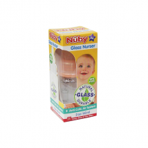 Nuby Biberon Verre Cuivre +0m 60ml - Col étroit -