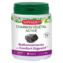 Superdiet Charbon Végétal 150 gélules