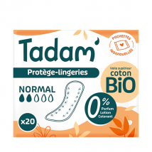 Tadam' Protège-Lingerie Dermo Sensitif Normal 20 unités