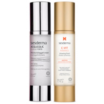 Sesderma Acglicolic Classic Forte Cream-Gel 50 ml + C-Vit Radiance Luminous Fluid 50 ml