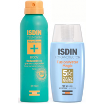 Routine estivale Isdin sans acné