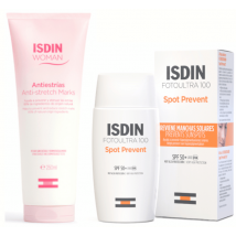 Isdin Anti-Stretch Mark Cream 250 ml + Fotoultra 100 Spot Prevent SPF50+ 50 ml