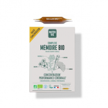 Nutrivie Complexe Mémoire Bio 20 ampoules Vegan