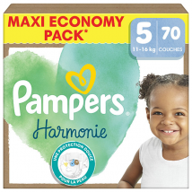 Pampers Harmonie Couches Taille 5 70 Couches 11kg - 16kg Protection Douce Pour La Peau