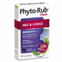 Nutreov Physcience Phyto Rub Flash Coup de Froid Nez et Gorge 10 comprimés