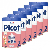 Picot Standard Lait infantile 2ème Age 800g - Lot de 6