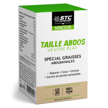 STC Nutrition Taille Abdos Ventre Plat 120 gélules Vegan- -