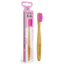 Nordics Cepillo Dental Niños Bambú Rosa