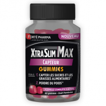 Forté Pharma XtraSlim Max Gummies Capteur de Graisses Perte de Poids - 60 Gommes