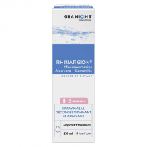 Granions Rhinargion Spray Nasal Décongestionnant Apaisant +6m 20ml