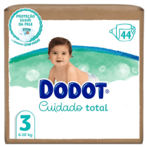 Dodot Pañales Cuidado Total T3 (6-10 Kg) 44 uds