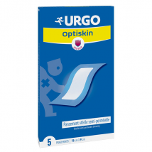 Urgo Soins Infirmiers Optiskin Pansement Adhésif 9 x 15cm 5 unités - Discret, Stérile, Résistant -