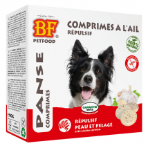 BF Petfood comprimés répulsifs àla Panse, 55 pièces - Anti-Puce, Anti-Tique -