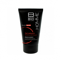 BcomBIO Homme Gel Nettoyant 125ml Bio pour Peau Normale, Peau Mixte, Peau Grasse