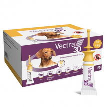 Vectra 3D solution spot-on pour chiens de 1,5–4 kg 12 pipettes