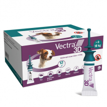 Vectra 3D solution spot-on pour chiens > 4–10 kg 12 pipettes