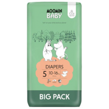 Moomin Baby Pañales Talla 5 (10-16kg) 60 uds