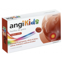 Angikids Garganta Cola 15 Pastillas de Goma