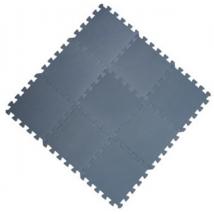 BabyDan Alfombra de Juegos Azul Polvo 90x90 cm