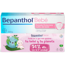 Bepanthol Bebé Pomada Protectora Culito Pañal 2x100 gr (2a ud al 50%)