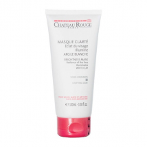 Château Rouge Masque Argile Blanche 100ml - Eclat, Purifiant et Matifiant - pour Peau Normale, Peau Mixte, Peau Grasse