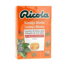 Ricola Caramelos Naranja-Menta S/A 50gr