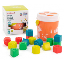 Miniland Cubo de Encajables para Bebé Coral