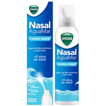 Vicks Nasal Aguamar Fuerza Suave +0 Años 120 ml