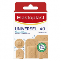 Elastoplast Classique Pansement Universel 40 unités - Waterproof, Absorbant, Résistant -