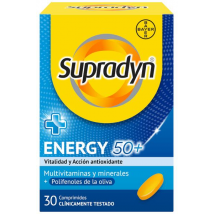 Supradyn Energy 50+ Vitaminas, Minerales y Energía 30 Comprimidos