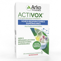Arkopharma Activox Nez & Gorge Inhalation Huile Essentielle 20 comprimés