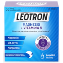 Leotron Magnésium + Vitamine D 30 Enveloppes Orodispersibles