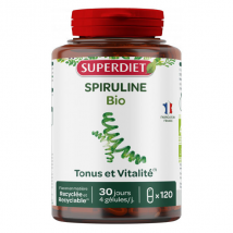 Superdiet Spiruline Bio 120 gélules