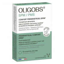 Oligobs SPM et PMS Confort Prémenstruel 30 comprimés
