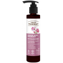 Green Pharmacy Emulsión Lavado Facial Rosa de Damasco + Ceramidas 150 ml