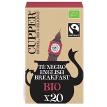 Cupper Té Negro English Breakfast BIO 20 Bolsitas