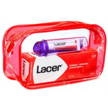 Lacer Travel Toiletry Bag Anti-cavity Toothpaste 50 ml + Brush + Toothpaste 5 ml